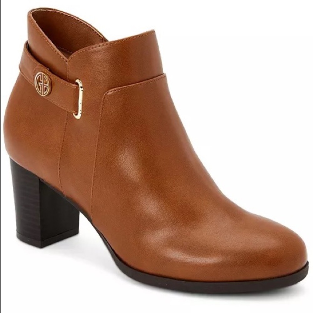 Giani Bernini Chestnut Brown Memory Foam Boots, Size 10